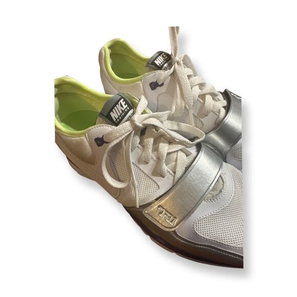 2011 Nike Womens Retro Trainer One Air Max Sneakers 8.5 white lime purple casual - Picture 15 of 15